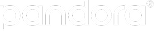 pandora logo - white